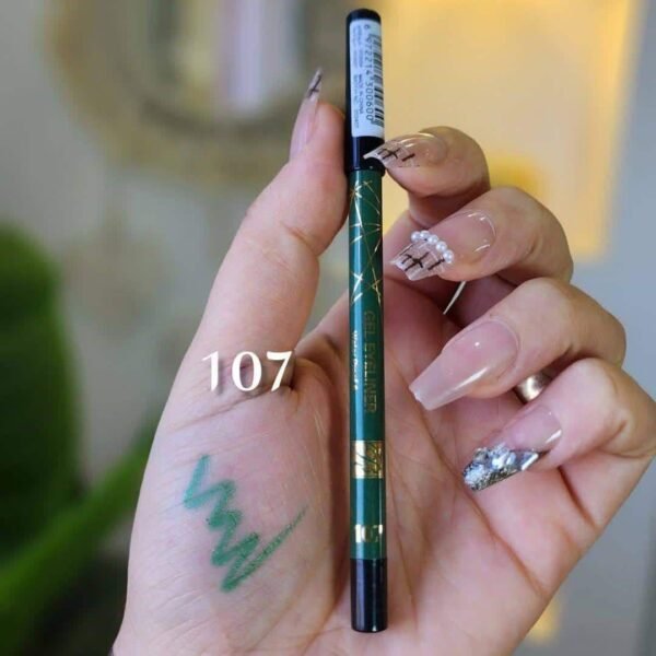 Rose berry green 107 gel eyeliner pencil