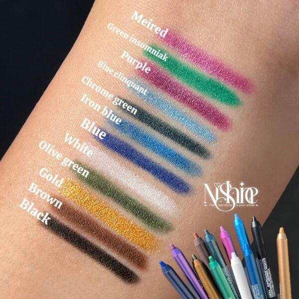 ١٢ قلم كحل اللوان فلومار