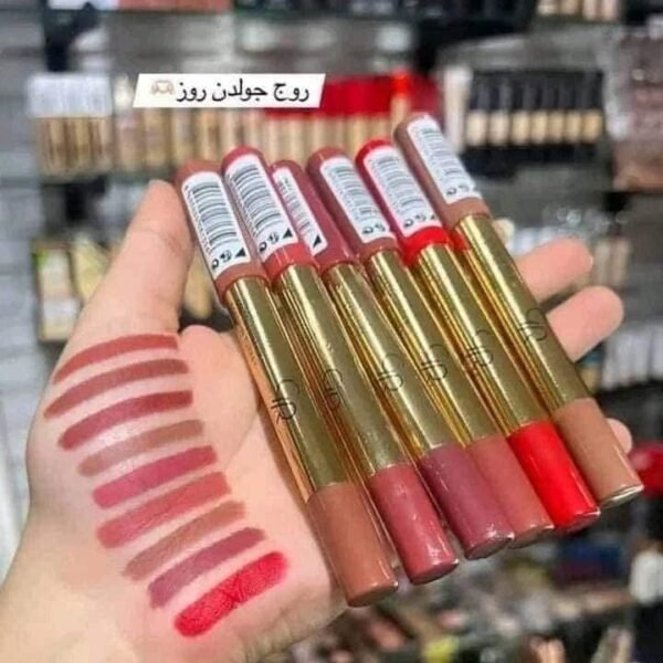 12 لب لاينر روج جولدن روز ✨