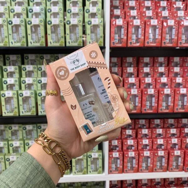 طقم the body shop white CHOCOLATE 🤍