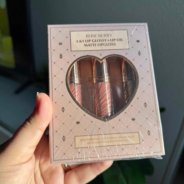 سيت روز بيري بديله شارلوت ليب جلوس +روج+ شفاف ✨❤️